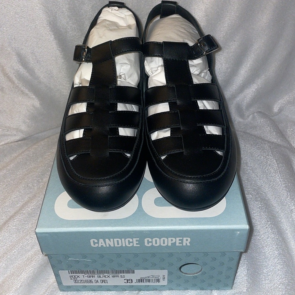 NWT Candice Cooper Rock T-Bar Fisherman Sandal - Picture 8 of 15